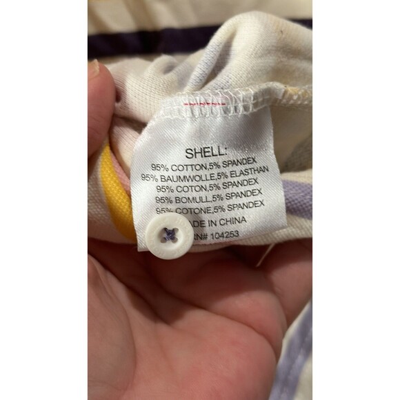 Horseware Ireland sleeveless Stripe Polo XXL 14 NWT - Picture 4 of 9